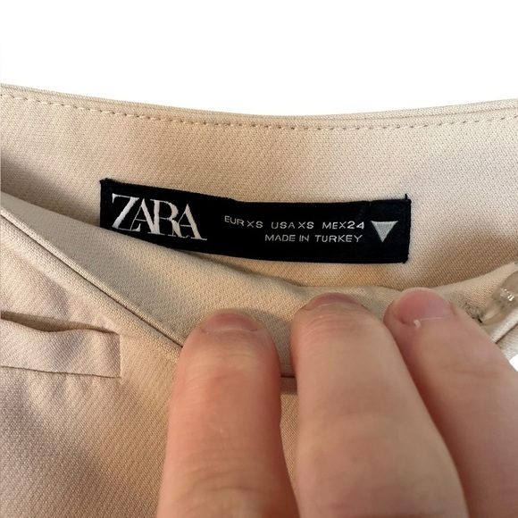 ZARA 2PIECES CROPPED BLAZER AND SPLIT SKIRT in Bone XS - Picture 11 of 16